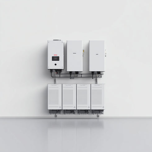 7.6 kW Hybrid Inverter plus 10 kWh Rack Battery Bundle